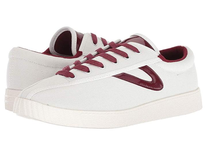 Tretorn Nylite 28 Plus (vintage White/cherry) Women's  Shoes