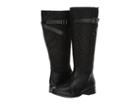Trotters Lyra Wide Calf (black Embossed Snake/leather) Women's Boots