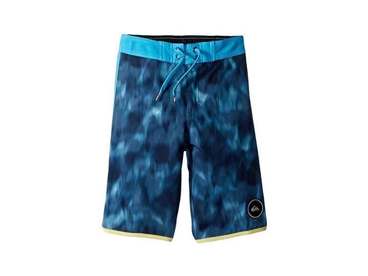 Quiksilver Kids Highline Recon Boardshorts (toddler/little Kids) (real Teal) Boy's Swimwear