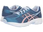 Asics Kids Gel-contend 4 Gs (big Kid) (azure/frosted Rose) Girls Shoes