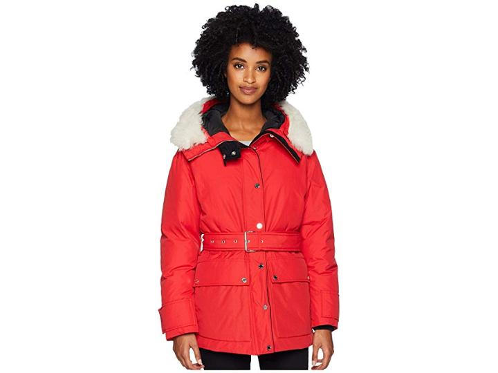 Belstaff Dawlby Down Jacket (lava Red) Women's Coat