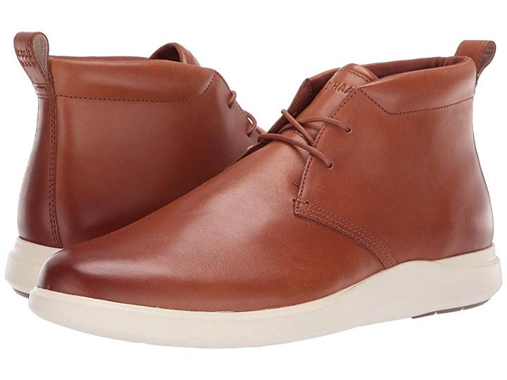 Cole Haan Grand Plus Essex Wedge Chukka (british Tan/ivory) Men's Shoes