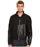 Mcq Recycled Summer Blouson Jacket (darkest Black) Men's Coat