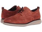 Cole Haan Grand Evolution Shortwing (brandy Brown Suede/cobblestone) Men's Shoes