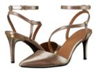 Calvin Klein Ganya (sandstorm Metallic Stingray Print Leather) Women's Shoes