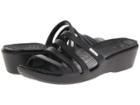 Crocs Rhonda Wedge Sandal (black/black) Women's Sandals