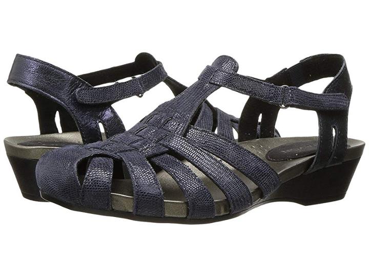 Aravon Standon Fisherman (blue) Women's Sandals
