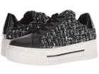 Michael Michael Kors Ashlyn Sneaker (black/silver) Women's Lace Up Casual Shoes