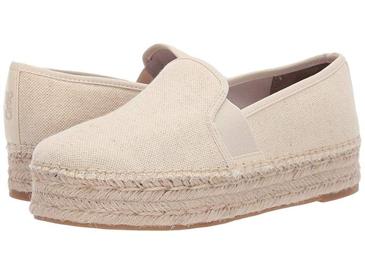 Circus By Sam Edelman Christina (ivory Two-tone Heavy Canvas) Women's Shoes