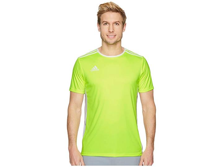 Adidas Entrada 18 Jersey (solar Yellow/white) Men's Clothing