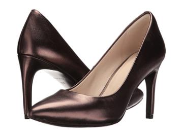 Cole Haan Amela Grand Pump 85mm (bronze Metallic Nappa) Women's Shoes