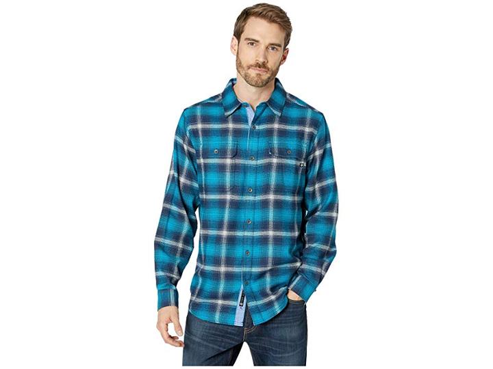 Marmot Jasper Midweight Flannel Long Sleeve (vintage Navy) Men's Clothing