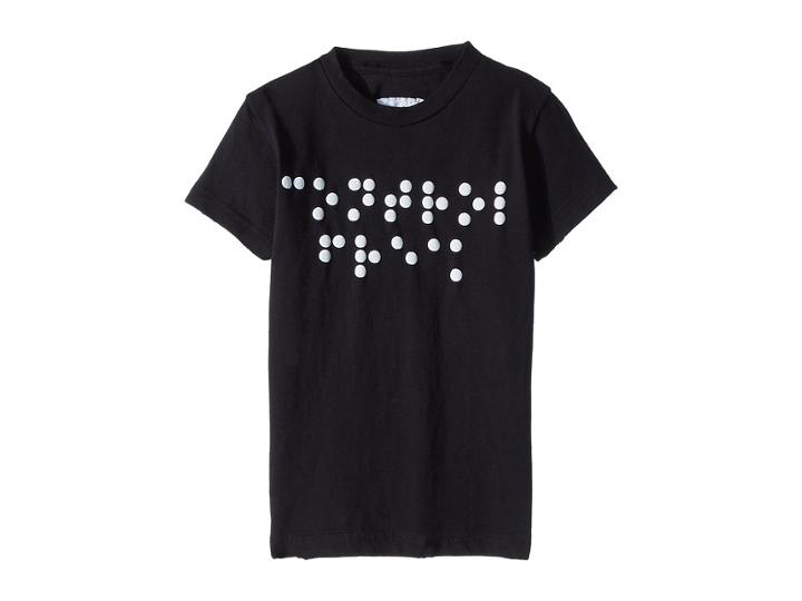Nununu Braille T-shirt (infant/toddler/little Kids) (black) Boy's T Shirt