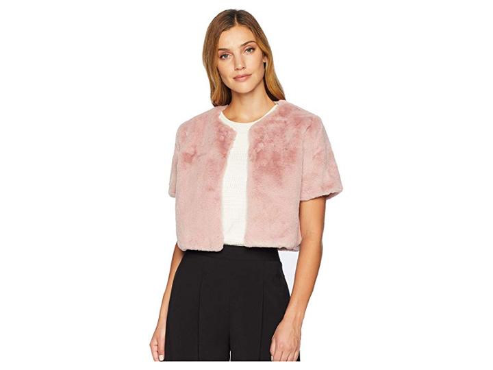 Echo Design Faux Fur Bolero (jaipur Pink) Women's Jacket