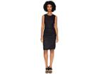 Nicole Miller Cross-back Tuck Dress (black) Women's Dress