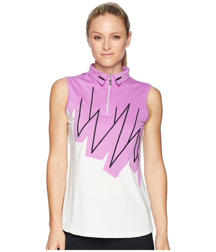 Jamie Sadock Embroidered Sleeveless Top (desire) Women's Sleeveless