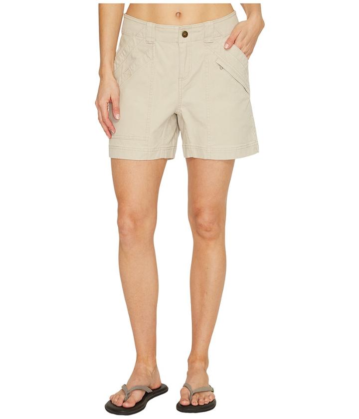 Royal Robbins Backcountry Billy Goat(r) Canvas Shorts (sandstone) Women's Shorts
