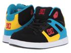 Dc Kids Rebound Ul (toddler) (black/white/multi) Boys Shoes