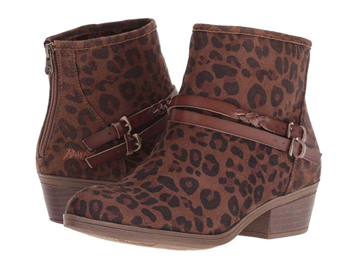 Blowfish San Fran-b (brown Autumn Leopard Micro Delux) Women's Pull-on Boots
