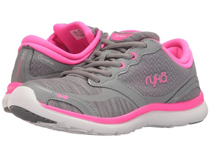 Ryka Carrara (summer Grey/frost Grey/neon Flamingo) Women's Shoes