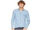 Rip Curl Barney Long Sleeve Shirt (blue) Men's Clothing