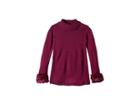 Janie And Jack Fur Trim Sweater (toddler/little Kids/big Kids) (burgundy) Girl's Sweater