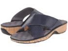 Softwalk Bozeman (navy Veg Calf Leather) Women's Slide Shoes
