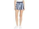 Juicy Couture Striped Flirty Shorts (regal/beach Blue Sunset) Women's Shorts