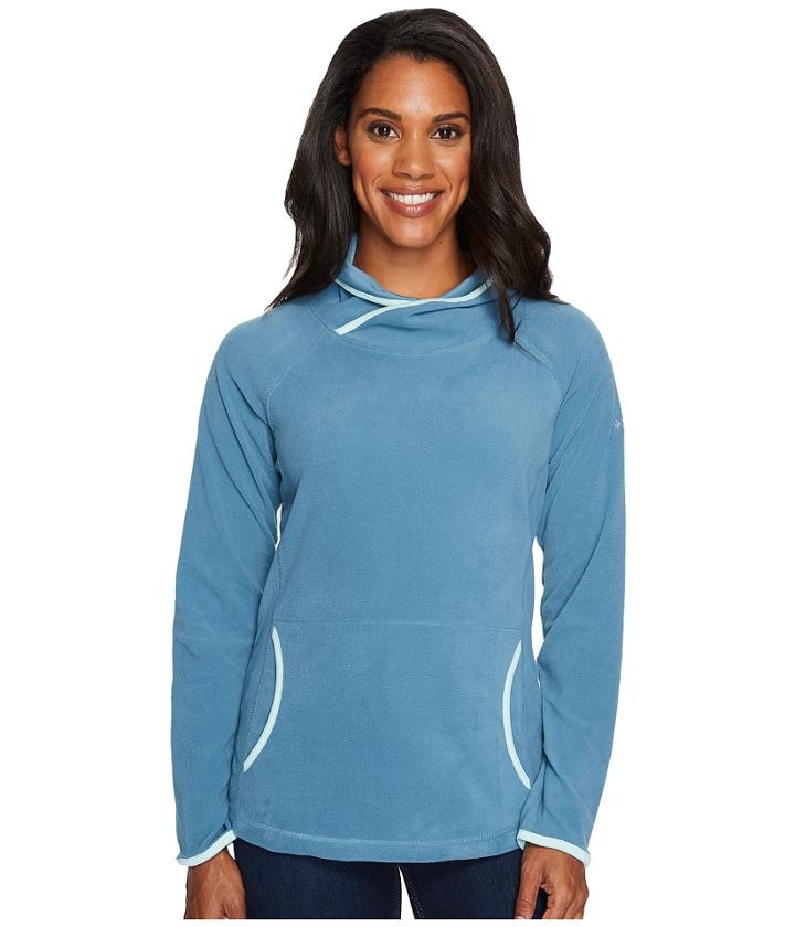 Columbia Glacial Fleece Iv Hoodie (cloudburst/blueglass) Women's Sweatshirt