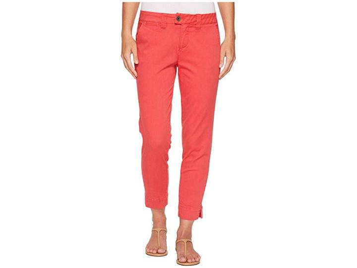 Jag Jeans Creston Ankle Crop In Bay Twill (hibiscus) Women's Casual Pants