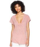 Free People Clementine Tee (rose) Women's T Shirt