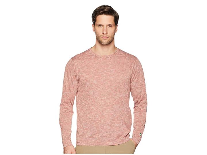 White Sierra Bug Free Base Camp Long Sleeve Tee (red Earth) Men's Long Sleeve Pullover