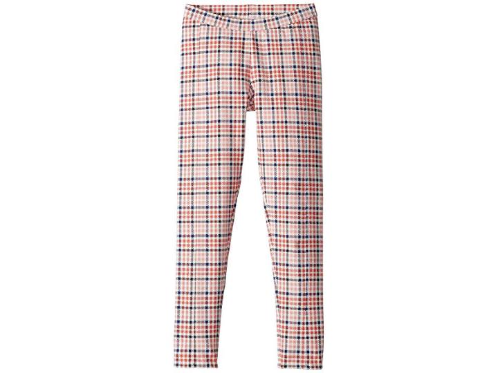 Janie And Jack Ponte Pants (toddler/little Kids/big Kids) (pink Plaid) Girl's Casual Pants