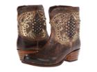Frye Deborah Deco Short (whiskey Glazed Vintage Leather) Cowboy Boots
