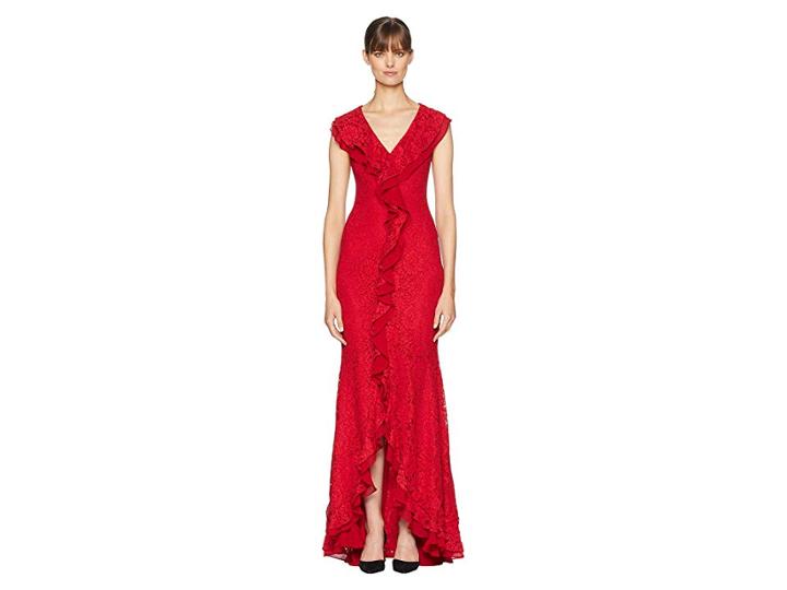 Zac Zac Posen Aiden Gown (red) Women's Dress