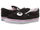 Vans Kids Slip-on Friend (infant/toddler) ((party Fur) Black/true White) Girls Shoes