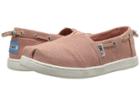 Toms Kids Bimini (little Kid/big Kid) (bloom Metallic Jute) Girl's Shoes