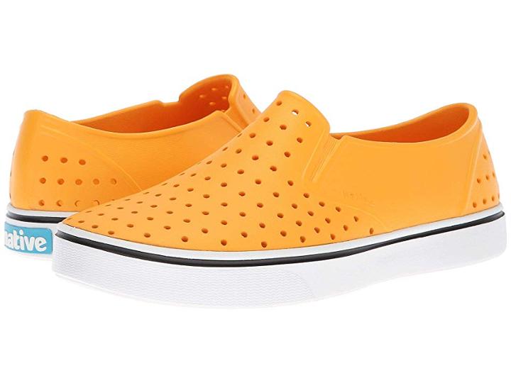Native Shoes Miles (beanie Yellow/shell White) Athletic Shoes