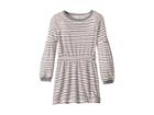 Splendid Littles Yarn-dyed Long Sleeve Midi Dress (little Kids) (pink Stripe) Girl's Dress