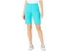 Adidas Golf Essentials Lightweight Bermuda Shorts (hi-res Aqua) Women's Shorts