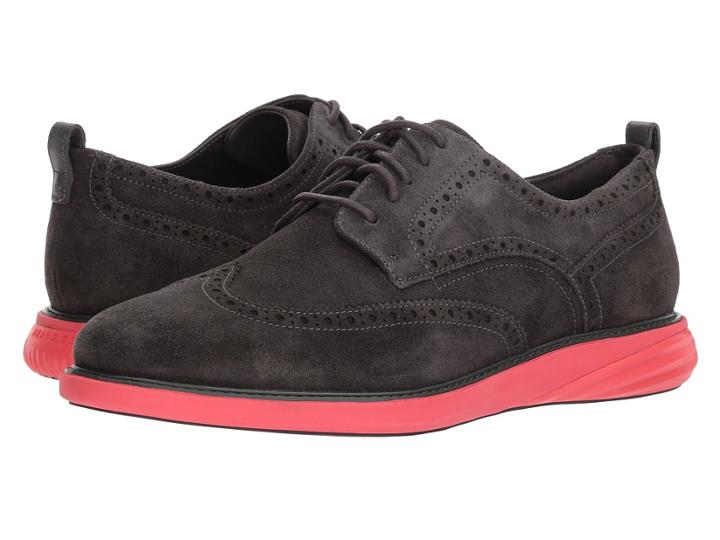 Cole Haan Grand Evolution Shortwing (magnet Suede/flash) Men's Shoes