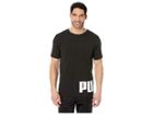 Puma No. 1 Logo Wrap Tee (puma Black/puma White) Men's T Shirt
