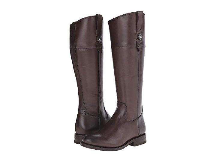 Frye Jayden Button Tall (dark Grey Smooth Vintage Leather) Cowboy Boots