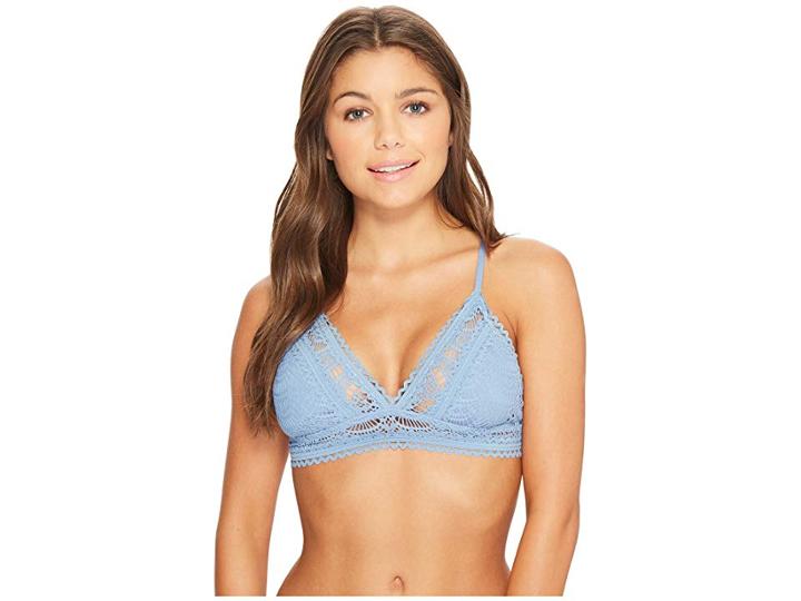 Becca By Rebecca Virtue Color Play Halter (steel) Women's Swimwear