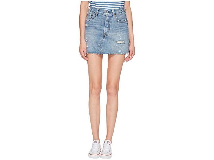 Levi's(r) Premium Deconstructed Skirt (american Wild) Women's Skirt