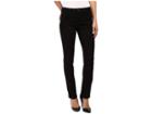 Jag Jeans Portia Straight Platinum Denim In Black (black) Women's Jeans