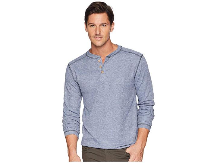 Vintage 1946 Flat Back Rib Henley (infinity) Men's Clothing
