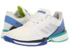 Adidas Asmc Barricade Boost (white/stone/ray Blue) Women's Tennis Shoes