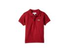 Lacoste Kids L1812 Short Sleeve Classic Pique Polo (toddler/little Kids/big Kids) (passion Chine) Boy's Short Sleeve Pullover