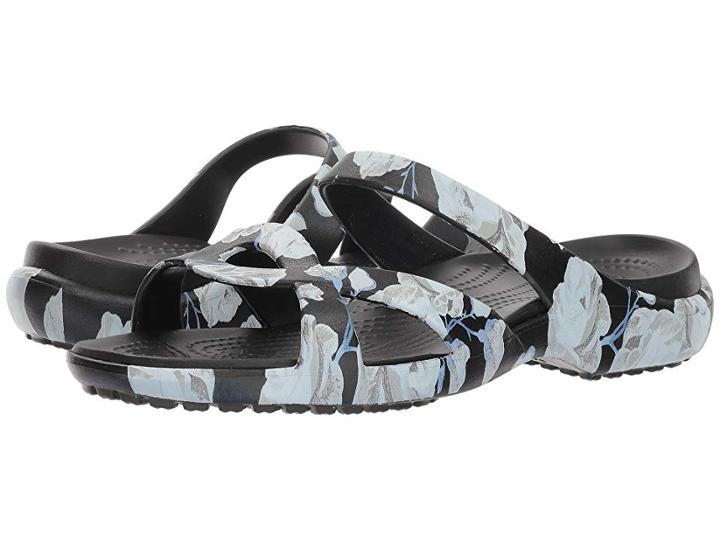 Crocs Meleen Twist Graphic Sandal (rose/black) Women's Sandals
